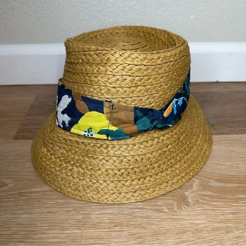 Women’s Boho Floral 100% Paper Packable Bucket Hat